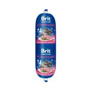 Brit Premium Сat Sausage влажный корм для кошек с курицей и кроликом 180 г